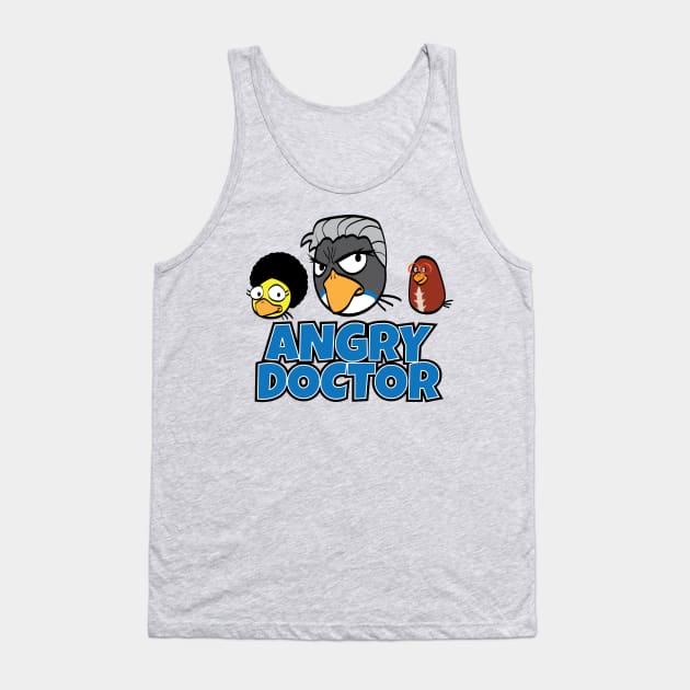 Angry Doctor (Bill & Nardole Version) Tank Top by MrPandaDesigns